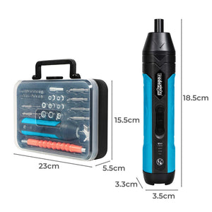 Traderight 4V 37PCS Cordless Screwdriver 1500mAh 300RPM-1996005587791515650