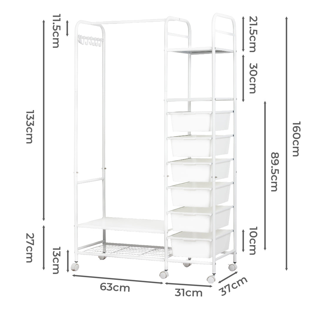 levede-94cm-clothes-rack-stand-heavy-duty-hanging-1996005449417232386