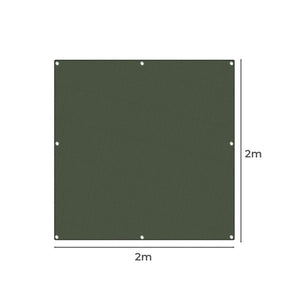 Polyester Canvas Tarp Tarpaulin Sun 2x2 Meter-1973193785340989442