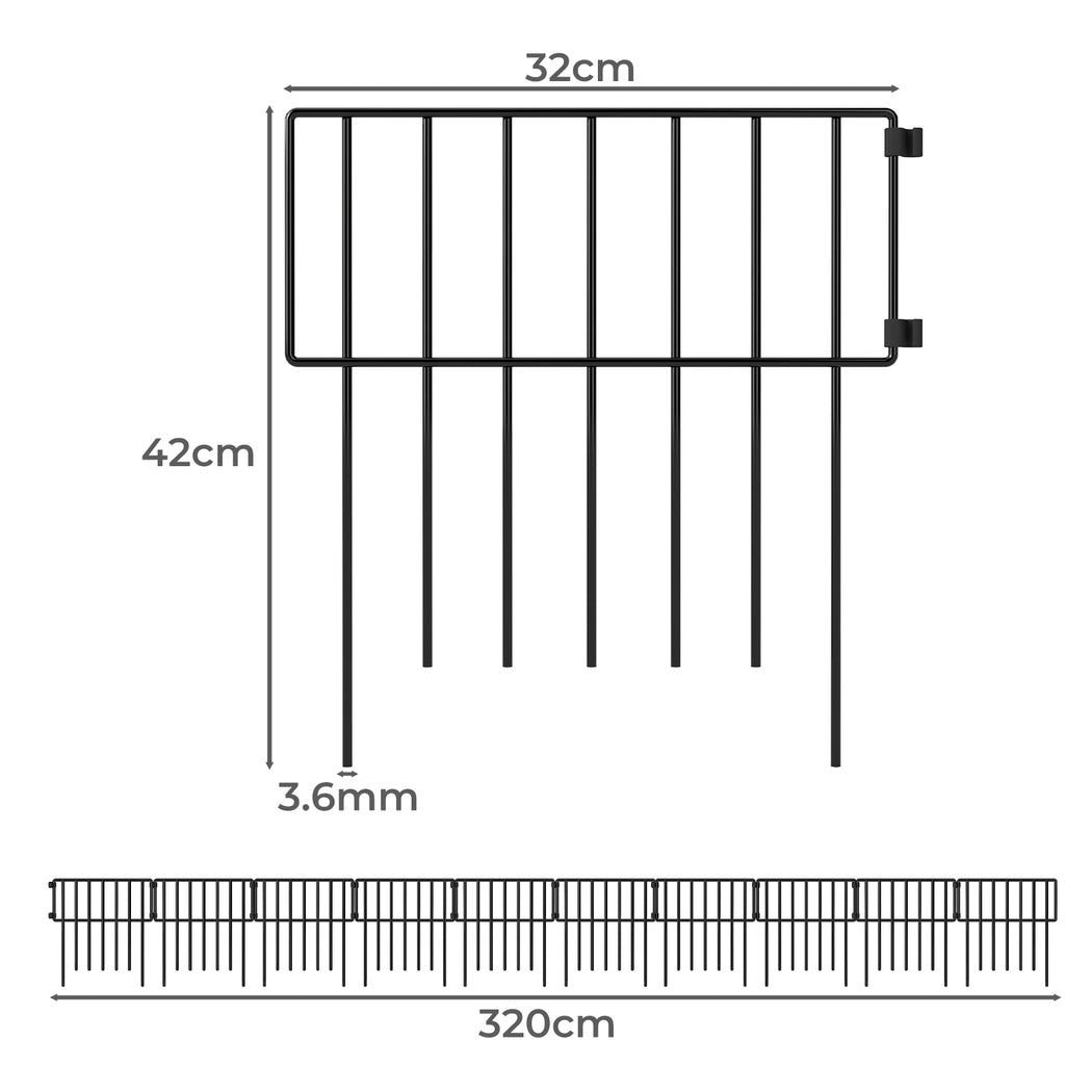 mountview-10-pcs-garden-fence-border-rustproof-metal-1996009992171425794