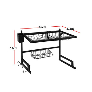 TOQUE Dish Drying Rack Over Sink Steel 65 CM-1973193927523700738