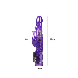 Urway Rabbit Vibrator Multi Speed Rotating Purple-1973193730148143106