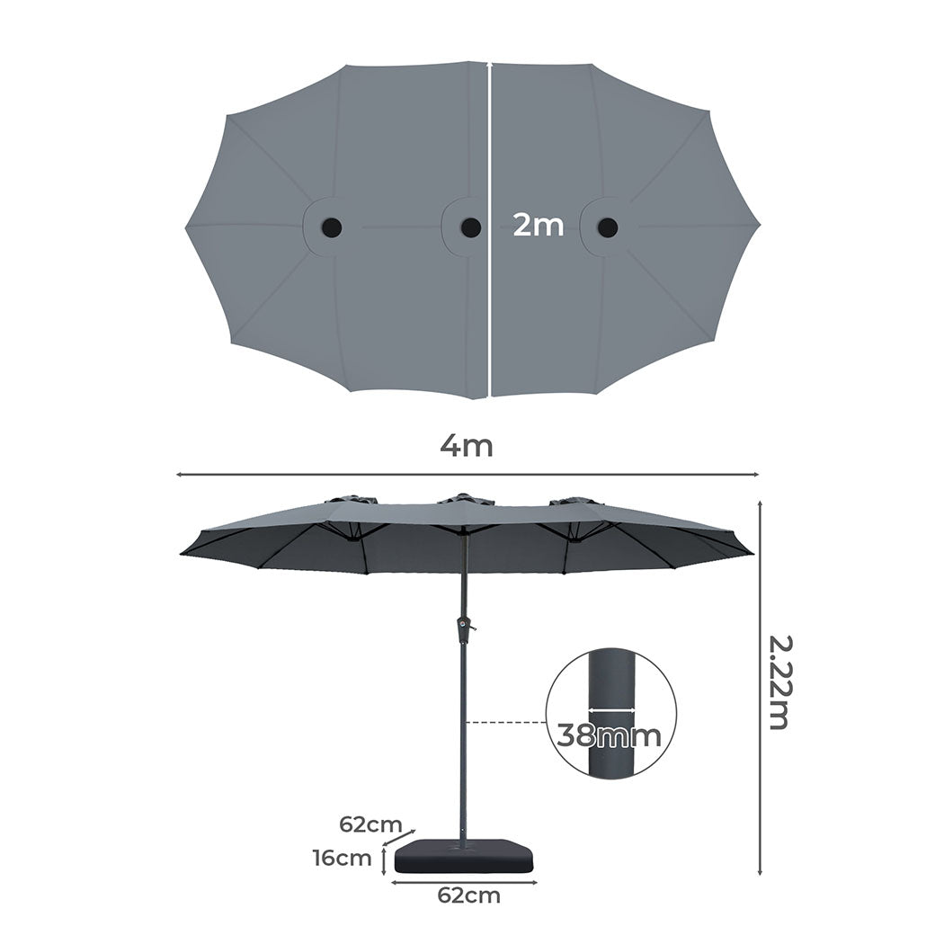 centra-4m-double-sided-patio-umbrella-outdoor-umbrella-base-stand-grey-1996005404835975170
