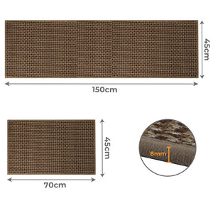 Marlow Kitchen Rug 2PCS Woven Non Slip Absorbent Brown-1996005439594172418