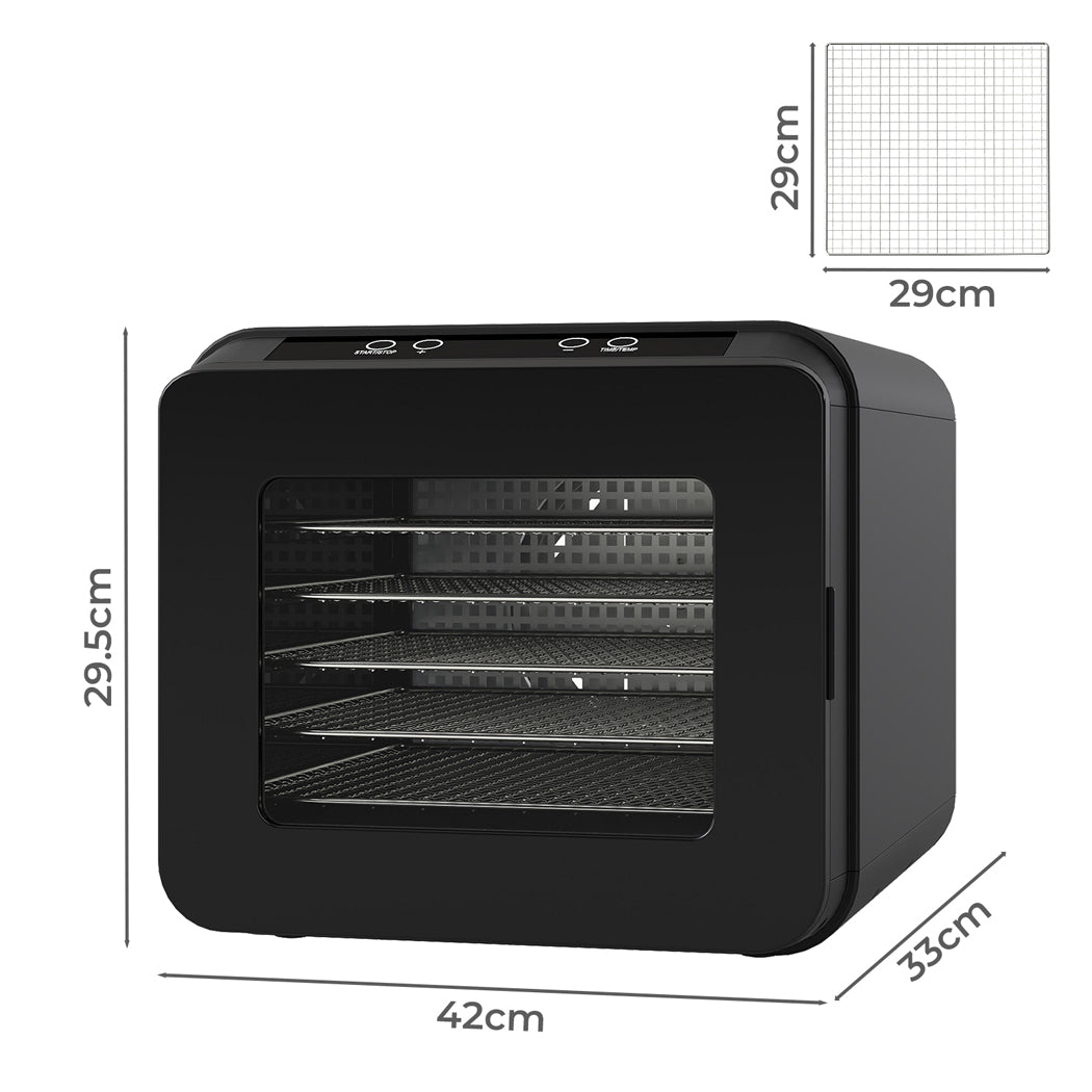 spector-6-trays-food-dehydrator-fruit-dehydrators-black-1996009983321444354