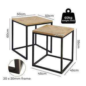 Levede 2PCS Nesting Coffee Tables-1996005366088994818