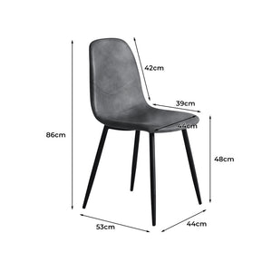 Levede 8x Dining Chairs Kitchen Eames-1996005473932939266