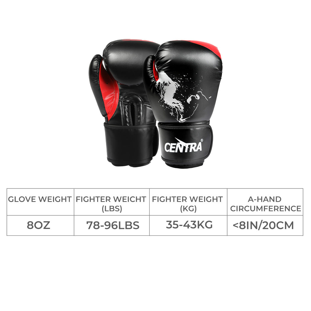 centra-boxing-gloves-pu-leather-mma-training-mitts-fight-punch-bag-sparring-8oz-1996005550021808130