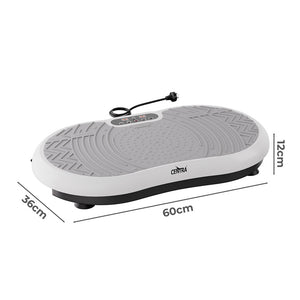 Centra Vibration Plate Train Exercise Machine White-1996005461077397506
