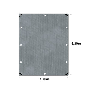Manan Tarp Tarpaulin 200GSM Camping 4.9mx6.1m-1973193782581137410