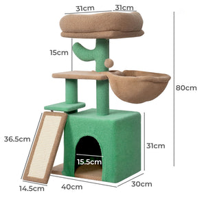 Pawz Cat Tree Tower Scratching Post Scratcher Play Bed-1996005540525903874
