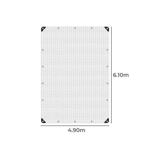 Manan Tarp Tarpaulin 200GSM Camping 4.9mx6.1m-1975420372555796482