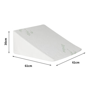 DreamZ Bedding Wedge Pillow Memory Foam White 30-1973193852407910402
