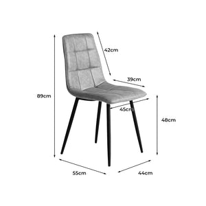 Levede 8x Dining Chairs Kitchen Chair-1996005473534480386