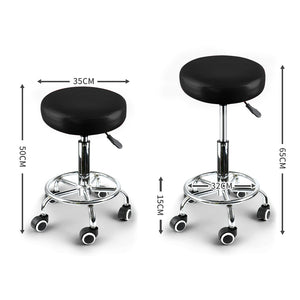 4x Levede Swivel Salon Barstool Hairdressing-1996005493662945282