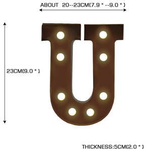 LED Metal Letter Lights Free Standing-1973194149826007042