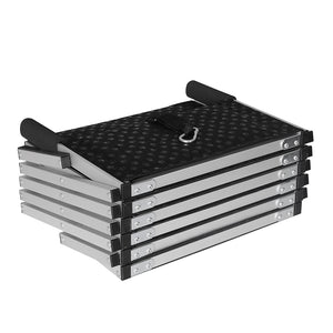 PaWz 6 Steps Dog Ramp Adjustable Height Black-1973193664230461443