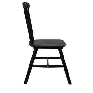 Levede 4x Dining Chairs Kitchen Winsor Black-1996005468480344067