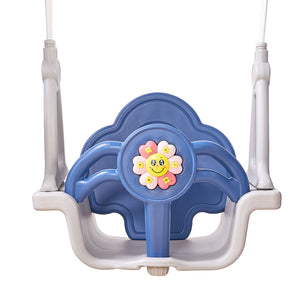 BoPeep Kids Slide Swing Basketball Ring Blue-1973193909152649219