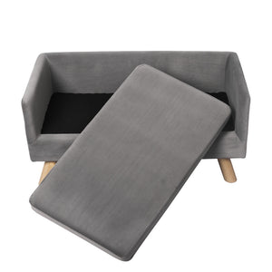 PaWz Pet Sofa Bed Dog Warm Soft Lounge Grey-1975420459071705091