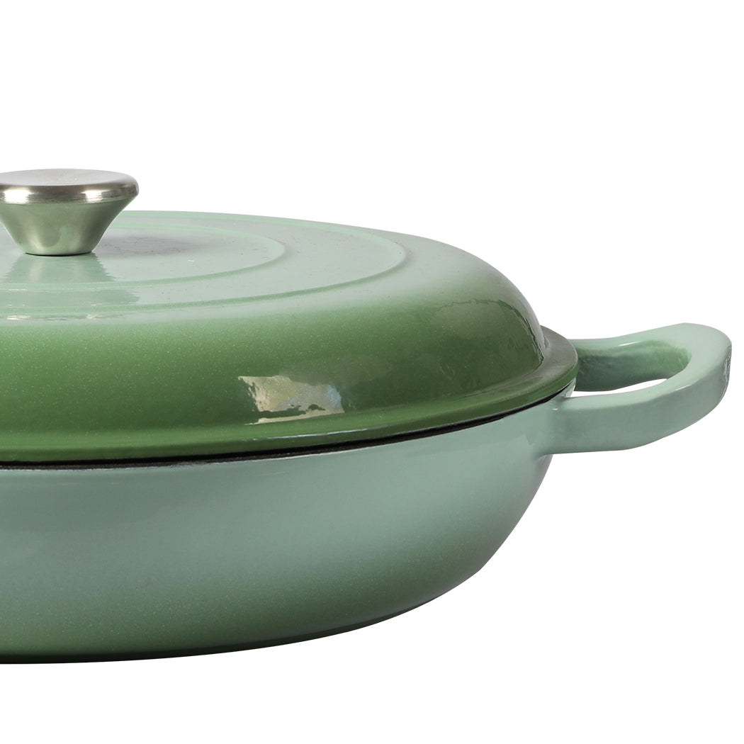 toque-3-5l-enamel-dutch-oven-pan-in-green-colour-1973193931340517379