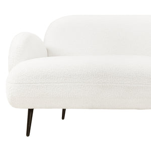 Levede Cloud Sofa 3 Seater Sherpa Fleece White-1996005373437415427