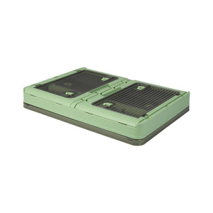 Storage Containers Stackable Lid Clothes S Green Small-1975420406236057603