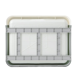 PaWz Foldable Cat Litter Box Tray Enclosed Grey-1975420460250304515