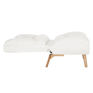 Levede Lounge Accent Chair Sofa Recliner Cream-1973194009761419267