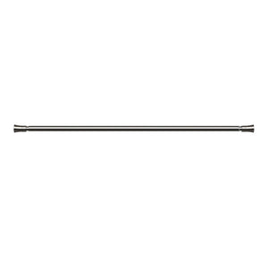 Marlow Satin Nickel Curtain Rod Steel Quiet Rail Pole Pommel Set Adjustable-1996005375995940867