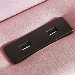 Levede Single Floating Bed Frame LED Headboard USB Pink-1996009956679225347