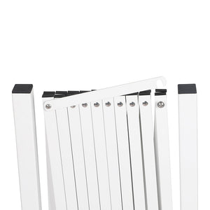 Garden Security Fence Gate Expandable White-1973194021648076803