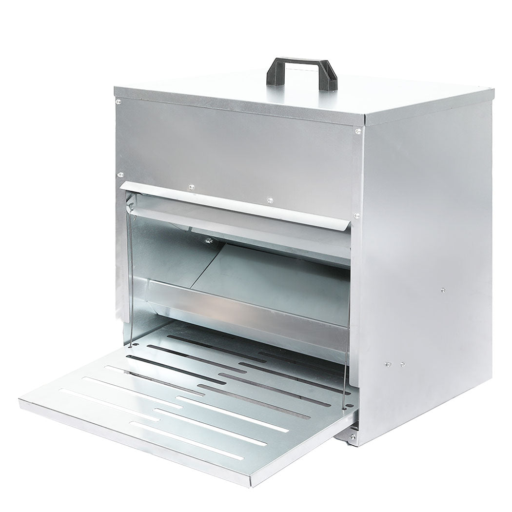 pawz-10kg-auto-chicken-feeder-dispenser-galvanised-steel-1996005433252384771