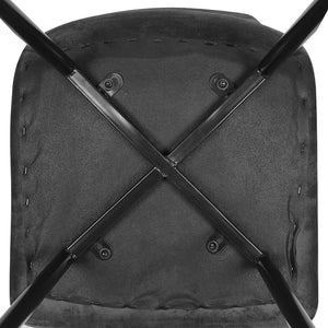 Levede 8x Dining Chairs Kitchen Velvet Grey-1996005473173770243