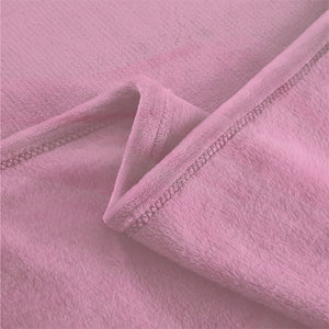 DreamZ 320GSM 220x240cm Ultra Soft Mink Pink Queen-1973194035397005315
