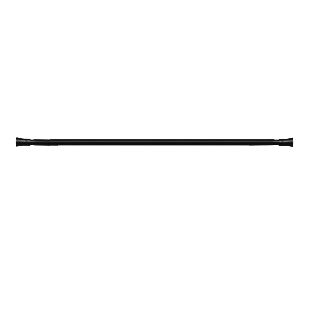 marlow-black-curtain-rod-steel-quiet-rail-pole-pommel-set-extendable-1996005375761059843