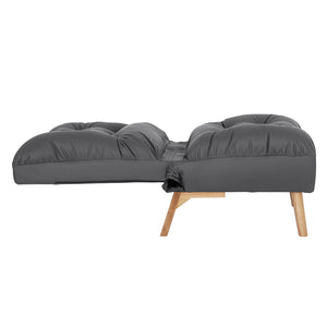 Levede Accent Chair Sofa Recliner Adjustable Grey-1975420515405402115
