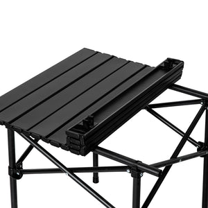 Levede Folding Camping Table Portable Black-1973194002366861315