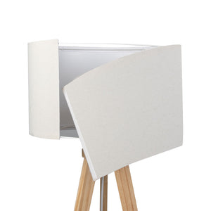 EMITTO Tripod Floor Lamp with Shelf-1973193957479419907