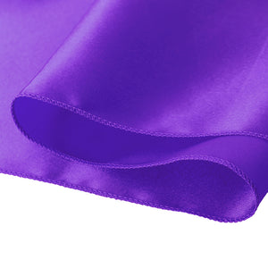 20x Table Runner Satin Chair Sashes Eggplant-1975420511928324099