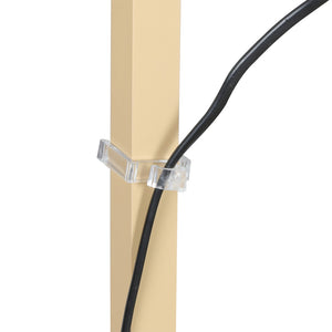 EMITTO Floor Lamp LED Storage Shelf Khaki-1973193956544090115