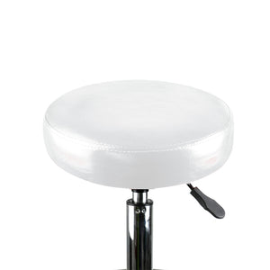 2x Levede Swivel Salon Barstool Hairdressing White-1973193727035969539