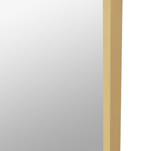 Yezi Floor Mirror Full Length Mirrors 1.8M Gold White-1973193813853868035