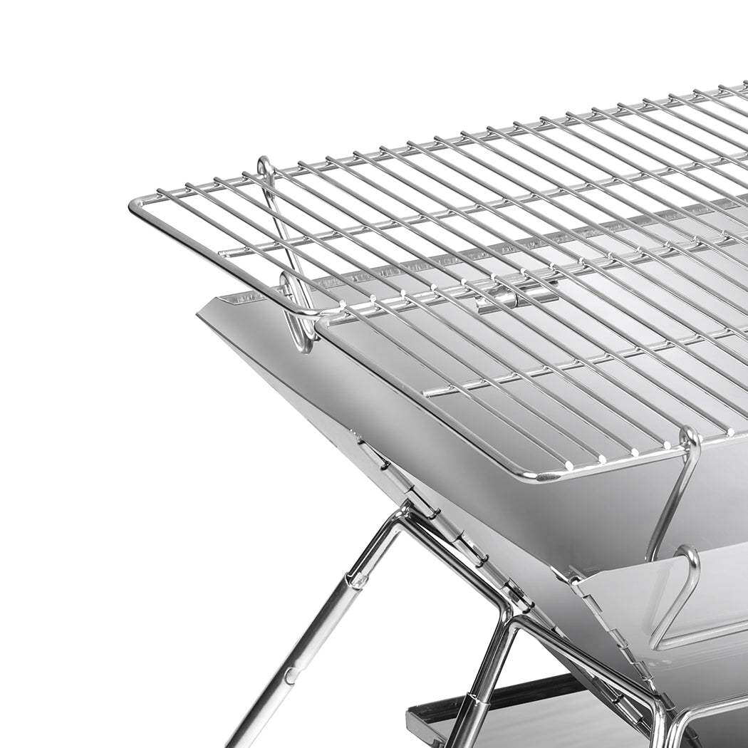 levede-portable-folding-bbq-charcoal-grill-silver-1996005436452638723