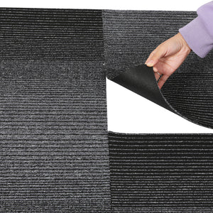 Marlow 20x Carpet Tiles 5m2 Box Heavy Black-1973193861043982339