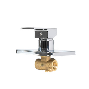 Dutxa Brass Shower Mixer Tap Cold Hot Charcoal-1975420468664078339