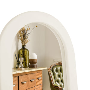 Flannel Arch Framed Full Length Mirror-1996005395017109507