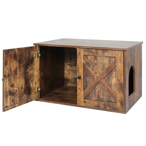 PaWz Enclosed Cat Litter Cabinet Box-1973193662833758211