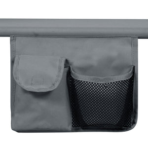 Levede Foldable Lounge Chairs with Canopy Grey-1996005405192491011