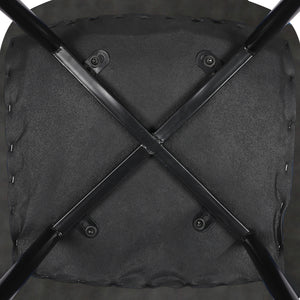 Levede 4x Dining Chairs Kitchen Chair Grey Faux Leather-1973194074773131267